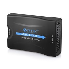 Convertisseur HDMI vers SCART vidéo composite adaptateur HDMI vers péritel 1080P