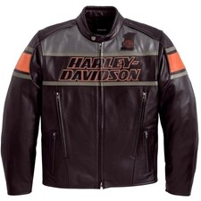 Mens Retro Rumble Screaming Eagle Cafe Racer F1 Cowhide Leather Motorbike Jacket
