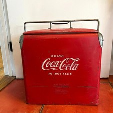 Vintage Coca-Cola Metal Cooler