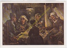 CP POSTCARD ART TABLE Vincent Willem VAN GOGH Potato Eaters