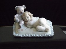 Lladro Counting Sheep Figurine