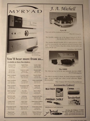 Artech myryad michell audio - artech,