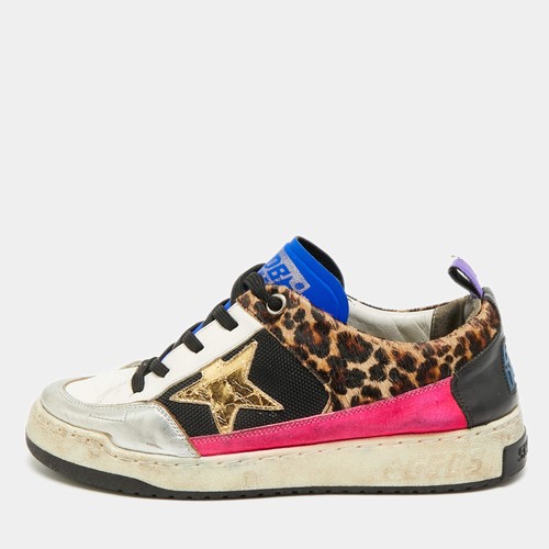 Baskets basses cuir - de, veau