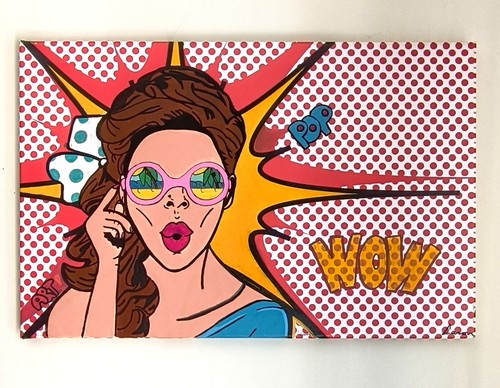 Tableau pop art sur toile - tableau,