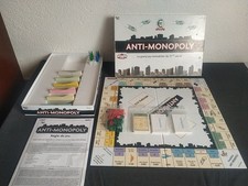 ANTI MONOPOLY Board Game Good Condition University Games Free Shipping!!!!!!