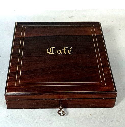 Ancien coffret pour cuillères