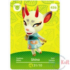 Carte Amiibo Animal Crossing 436 Shino [EUR] Série 5 Near Mint