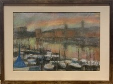 Tableau Peinture Cadre 20è