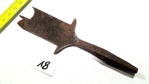 Antique wood drill - , tool