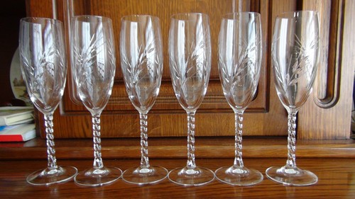 Cristal arques flûtes à - cristal,