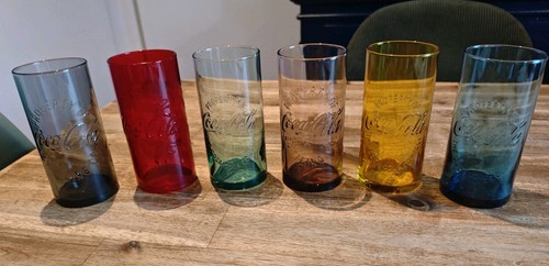 Lot verres grand tube coca - grand,