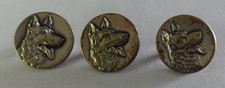 3 OLD HUNTING BUTTONS VENERIE