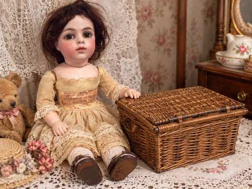 Rare panier malle miniature - panier,
