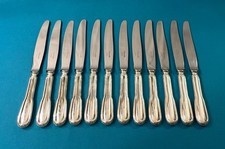 1 grand couteau CHRISTOFLE modèle FILET CHINON métal argenté 24,5 cm couvert