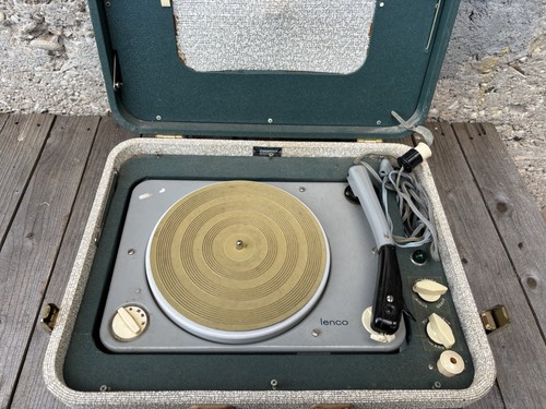 Ancien tourne disques portable - ancien,
