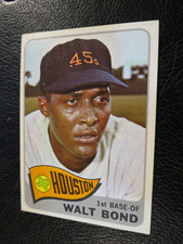 1965 TOPPS BASEBALL SET #109 Walt Bond, Houston Colt 45's, VG/VGEX