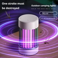 Electric Mosquito Killer Lamp UV Light Bug Zapper Trap USB Rechargeable Summer
