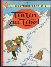 TINTIN au Tibet 4ème plat B29 EO belge 1960 Excellent état, plastifié