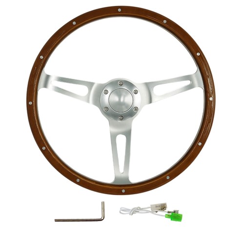 Grand volant ancien bois - en,