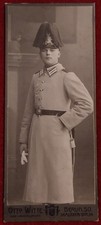 CDV German Soldier in Uniform Pickelhaube with Plumes, O. Witte, Berlin, Germany