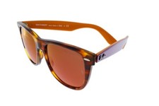 Ray-Ban Original Wayfarer Bicolore / Rayé Havana/Rouge Miroir RB2140 11772K 50