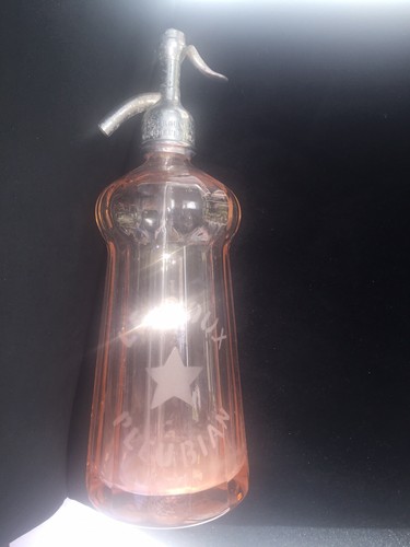 Siphon eau seltz rose forme - eau,