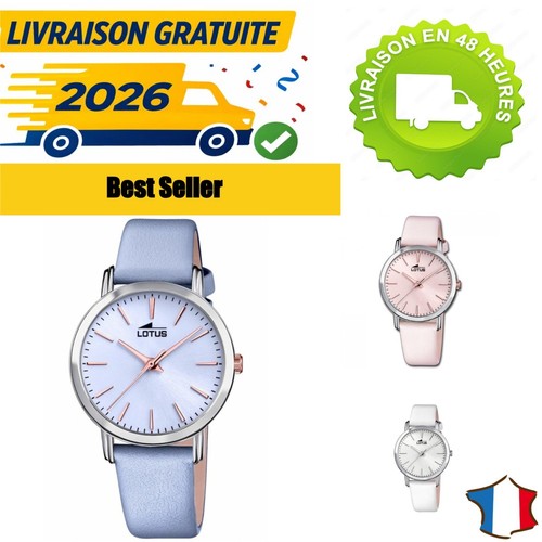 Montre femme lotus cuir - femme,