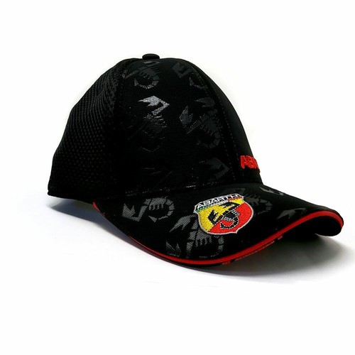 Chapeau abarth noir visière - chapeau,