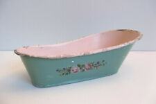 JOUET ANCIEN - GRANDE BAIGNOIRE EN TÔLE PEINTE - DÉBUT XXèmè