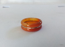 BAGUE VINTAGE EN AGATE & OR