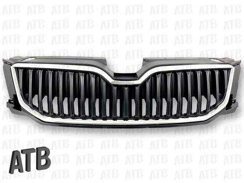 Calandre grille noir cadre - noir,