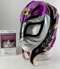 WWE Rey Mysterio Signed Replica WCW Halloween Havoc Luchador Mask JSA COA