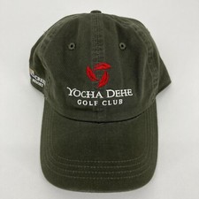 Ahead Strapback Hat Adult One Size Green Gray Yocha Dehe Golf Club Cache Creek
