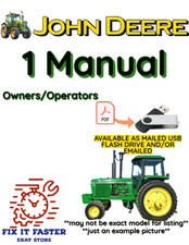 JOHN DEERE 2320 TRACTOR OWNER OPERATORS MANUAL PDF FILE ON USB