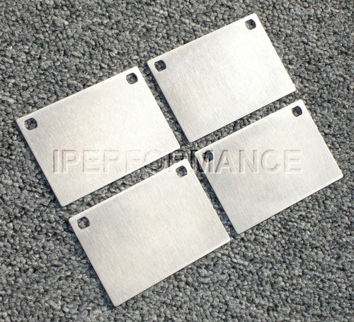 Titanium brake pad shim heat - titanium,
