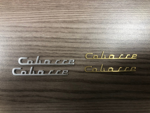 Cabasse logo alu - alu, laiton