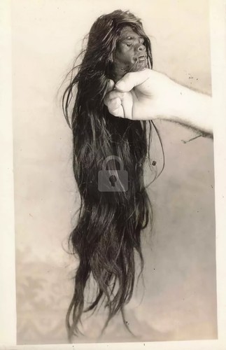 1930s odd shrunken head - odd,