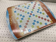 Scrabble Diamond Anniversary Edition Board Game Complete Black Tiles Red Racks