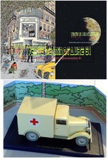 Tintin voiture Atlas No 56 - L'ambulance - Les Cigares + Kdo 1 affiche au choix