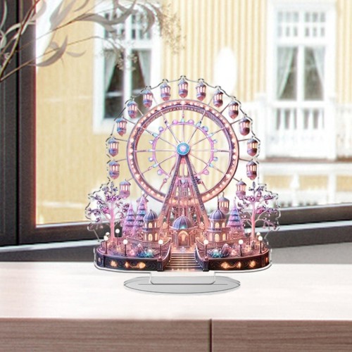 Flat ferris wheel acrylique - ferris,