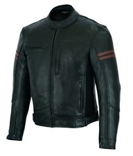 Vintage Removable Leather Motorcycle Jacket Protections CE Cafe' Race Custom BIESSE
