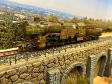 Liliput HO BR 42 DRG Camouflage Steam Locomotive L10424