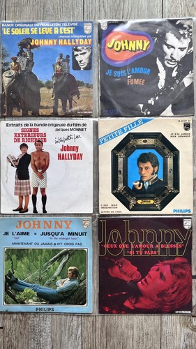 Lot 6ep johnny hallyday - lot,
