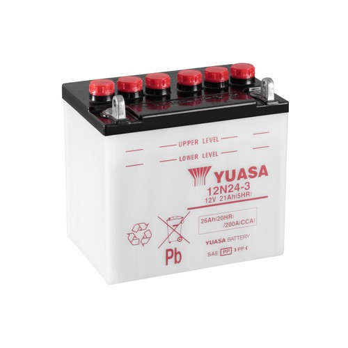Batterie moto yuasa - moto, 12n24-3a