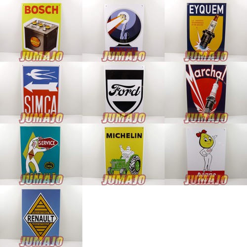 Lot plaques publicitaire - lot, de