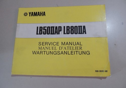 Chappy yamaha 80cc manuel - 80cc,