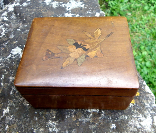 Boîte ancienne bois - boÎte,