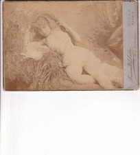 Photo CDV Cabinet Card Actress Dancer Courtesan Prostitute - Fernando Debas