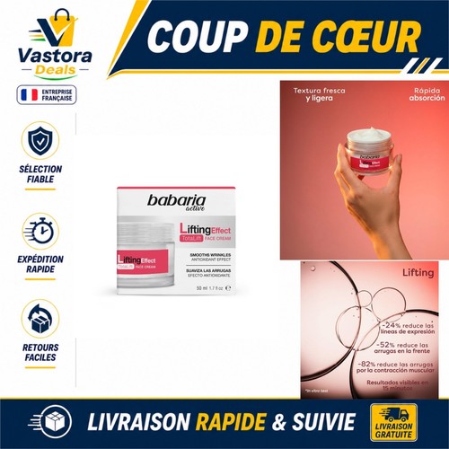 Babaria crème visage effet - visage,