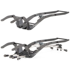 High Clearance V3 Carbon LCG Chassis Kit Fits Custom Build Comp Rigs RC Crawler